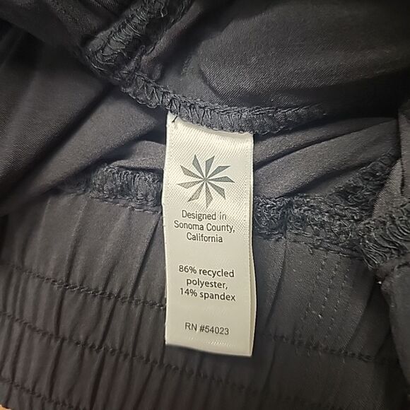 Athleta La Viva Capri Womens Joggers Sz 2 Black Cropped Stretch Pants 63791 - Picture 5 of 11